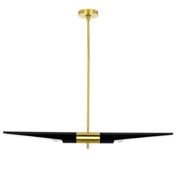 King Home APOLLO MD21419-2M.BLACK.GD Висяща лампа 2x40W/E27 IP20