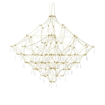 King Home CONSTELATION GOLD MSE1501100127 Висяща лампа 72x72W/LED 3000K 2880LM IP20