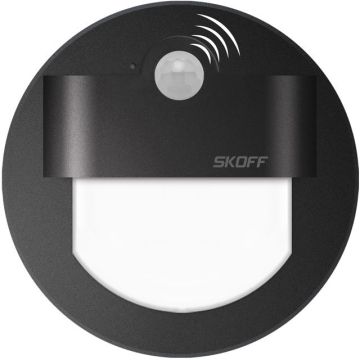 Skoff RUEDA PIR Rueda LED PIR 120° Светлина за стълбище със скрит монтаж