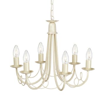 Elstead Lighting MINSTER MN6-IV-GOLD Люстра 6x60W/E14