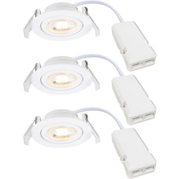 Nordlux Monolo 2510310101 Вградено спот светило 3x4.8w/led 3000k 450lm ip20