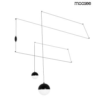 King Home MOOSEE BOWL DUO MSE010100152 Висяща лампа 2x60W/E27 IP20
