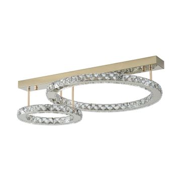 Zuma Line GIRONA MX3713-2-3GT Таванна лампа 1x36W/LED 3000K 4200lm IP20