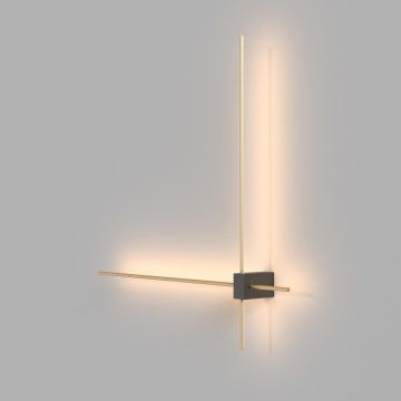 Maytoni PARS C070WL-L12GB3K Светильник за стена 2x12W/LED 3000K 1050LM IP20