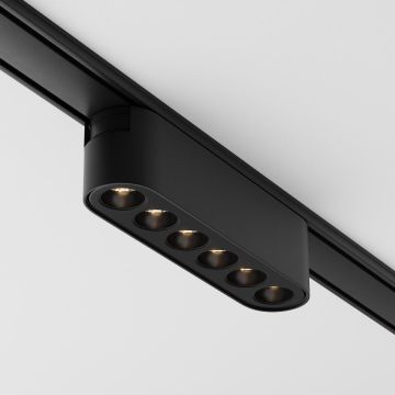 Maytoni POINTS TR082-1-6W3K-M-B Шинен фар 6x6W/LED 3000K 600LM IP20