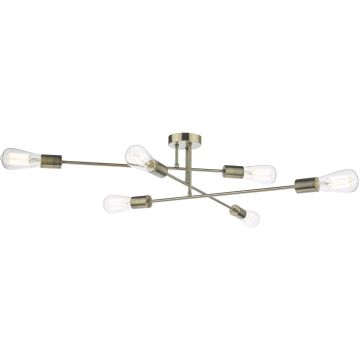 Dar Lighting Neve NEV6475 Таванна лампа 6x60w/e27 ip20