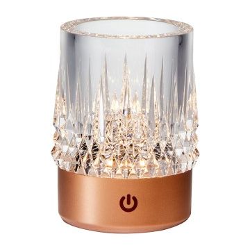 Zuma Line CRYSTAL NHTD-N08-RG Масичка лампа 1x1W/LED 3000k 110lm