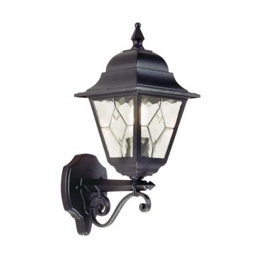 Elstead Lighting NORFOLK NR1-BLK Светильник за стена 1x60W/E27 IP43