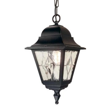 Elstead Lighting NORFOLK NR9-BLK Висяща лампа 1x60W/E27 IP43