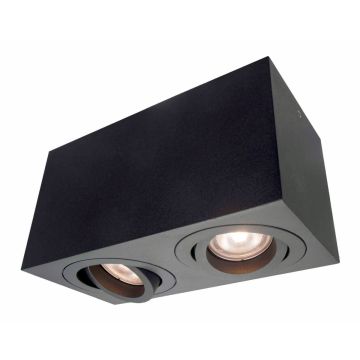 Light Prestige Lyon LP-5881/2SM BK Повърхностно светило 2x50W/GU10 IP20