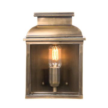 Elstead Lighting OLD BAILEY OLD-BAILEY-BR Светильник за стена 1x60W/E27 IP44