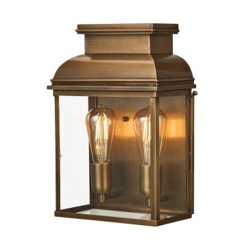 Elstead Lighting OLD BAILEY OLD-BAILEY-L-BR Светильник за стена 2x60W/E27 IP44