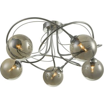 Dar Lighting Onawa ONA5450-01 Таванна лампа 5x40w/g9 ip20