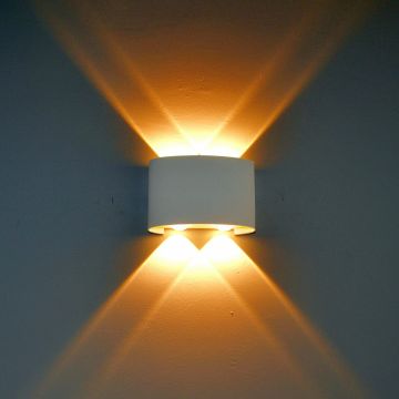 Italux Ortelo OWL-6650-2-WH-3K Светильник за стена 4x4W/LED 3000K 336lm IP54