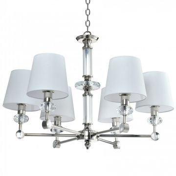 Cosmolight DOHA P06285 WH NI Люстра 6x40W/E14 IP20