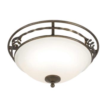 Elstead Lighting PEMBROKE PB-F-A-BLK-GOLD Таванен светилник 2x60W/E27