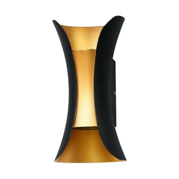 Italux DANTE PL-356-M BK+GD Светильник за стена 10W/LED 4000K 580LM IP54