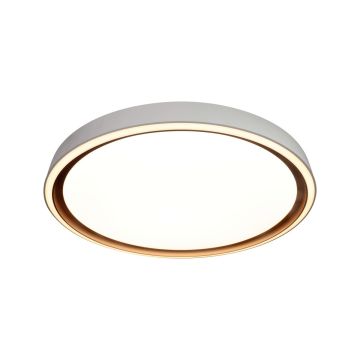 Italux Rende PLF-63728-3K4K6K-GD-WH-SL Таванен светилник 1x47W/LED 3000K|4000K|6000K 6500lm IP44
