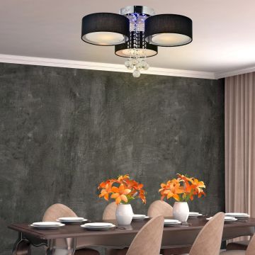Light Prestige Gambela LP-991/3C BK Таванна лампа 3x60W/E27 IP20