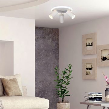 Light Prestige Parma LP-0612/3C Round WH Спот 3x50W/GU10 3000K|4000K|6000K IP20