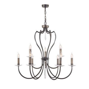 Elstead Lighting PIMLICO PM9-DB Люстра 9x60W/E14