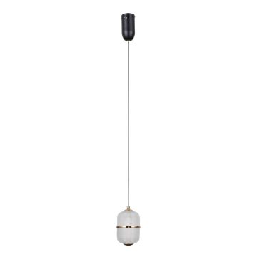 Italux Alani PND-34375-1-BK Висяща лампа 1x6W/LED 3000K 588lm IP20