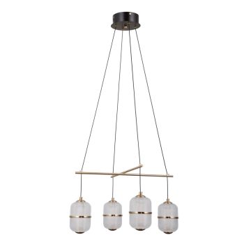 Italux Alani PND-34375-4-BK Висяща лампа 4x24W/LED 3000K 1931lm IP20