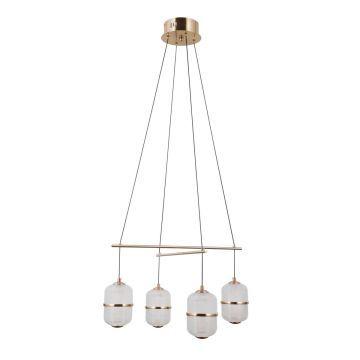 Italux Alani PND-34375-4-HBR Висяща лампа 4x24W/LED 3000K 1931lm IP20
