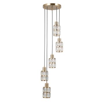 Italux Alma PND-40668-5-HBR Висяща лампа 5x40W/E27 IP20