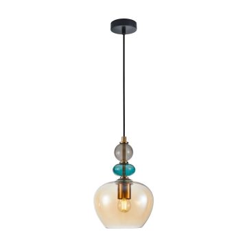 Italux Busco PND-30263-1A-BRO-AMB Висяща лампа 1x40W/E27 IP20