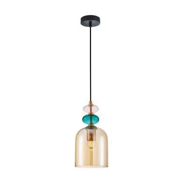 Italux Busco PND-30263-1B-BRO-AMB Висяща лампа 1x40W/E27 IP20