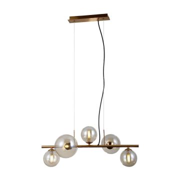 Italux Canello PND-406007-5-HBR Висяща лампа 5x5W/G9 IP20