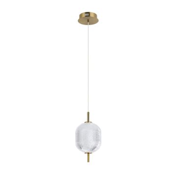 Italux Corado PND-81438-1A-GD Висяща лампа 1x8W/LED 3000K 830lm IP20