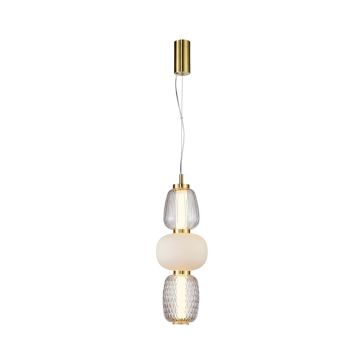Italux Eris PND-98374-28W-GD Висяща лампа 1x28W/LED 3000K 3748lm IP20