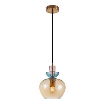 Italux Fanda PND-31882-1-GD-AMB Висяща лампа 1x40W/E27 IP20