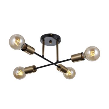 Italux FORMIO PND-4052-4-BL-HBR Таванна лампа 4x40W/E27 IP20