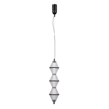 Italux Fuente PND-34395-3V-BK Висяща лампа 3x15W/LED 3000K 1108lm IP20