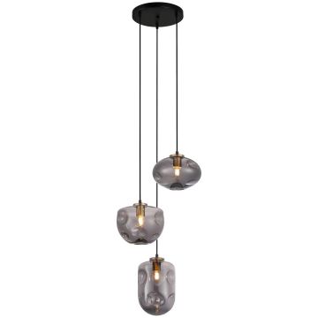 Italux HATELLA PND-112038-3A-BRO+SG Висяща лампа 3x40W/E27 IP20