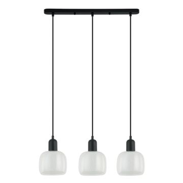 Italux LAMEZIA PND-67594-3-BK+CL Висяща лампа 3x40W/E27 IP20