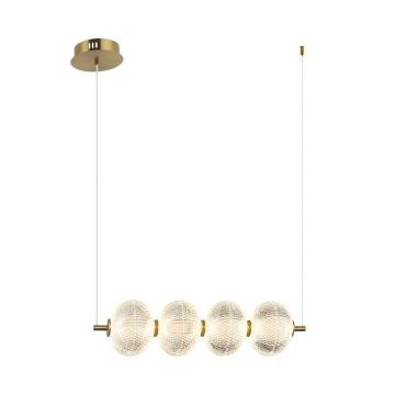 Italux Lazie PND-29038-4-GD Висяща лампа 4x19W/LED 3000K 1400lm IP20