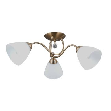 Italux Lugano PND-5643-3-HBR Таванна лампа 3x40W/E27 IP20