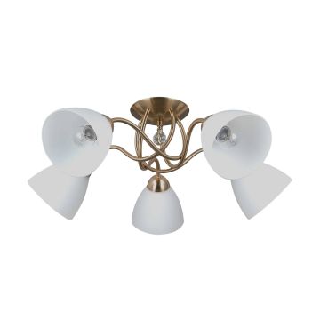 Italux Lugano PND-5643-5-HBR Таванна лампа 5x40W/E27 IP20