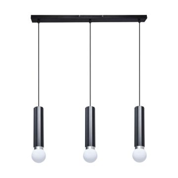 Italux Macera PND-33849-3-BK Висяща лампа 3x40W/E27 IP20