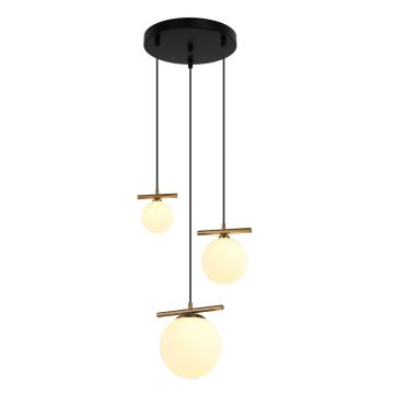 Italux MERSETA PND-463323A-BRO+W Висяща лампа 2xE14 40W|1xG9 25W IP20