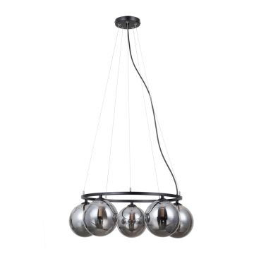 Italux Molite PND-1098-5R-BK Висяща лампа 5x5W/G9 IP20