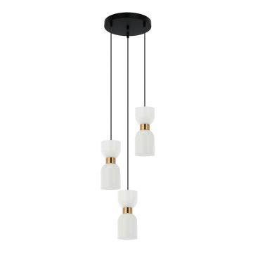 Italux Monza PND-57602-3-BK+BRO Висяща лампа 3x40W/E27 IP20