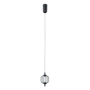 Italux Pedro PND-34405-1-BK Висяща лампа 1x4W/LED 3000K 267lm IP20