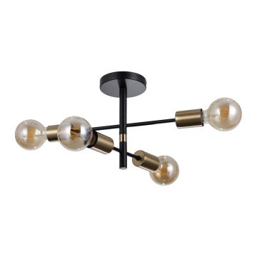 Italux PIANSI PND-4025-4-BL-HBR Висяща лампа 4x40W/E27 IP20