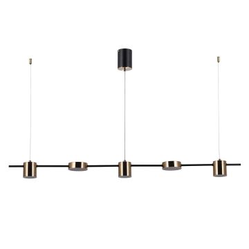 Italux REMDAL PND-16374-5-BK-3K Висяща лампа 30W/LED 3000K 2300LM IP20