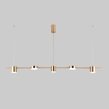Italux REMDAL PND-16374-5-COP-GD-4K Висяща лампа 30W/LED 4000K 2300LM IP20